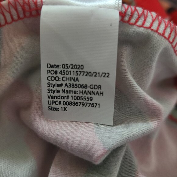 Woman's LOGO Lori Goldstein top - 1X - Hannah style - Picture 9 of 10